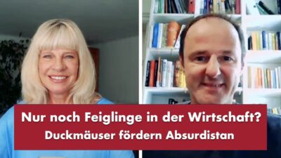 Mehr über den Artikel erfahren Nur noch Feiglinge in der Wirtschaft? – Punkt.PRERADOVIC mit Vince Ebert