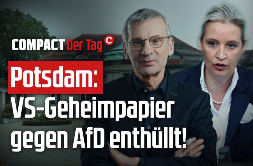Potsdam: VS-Geheimpapier gegen AfD enthüllt!💥
