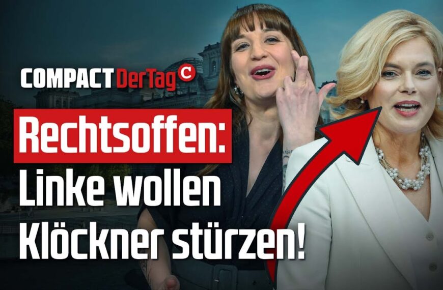 Rechtsoffen: Linke wollen Klöckner stürzen!💥