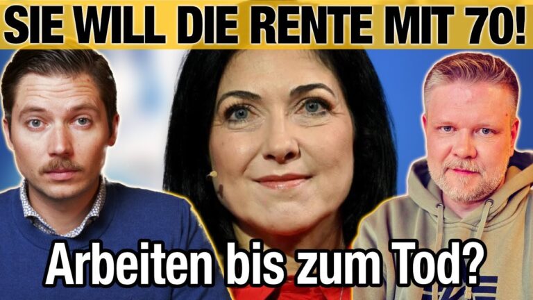 Mehr über den Artikel erfahren Rente mit 70? Katherina Reiche: Deutsche sollen LÄNGER arbeiten!