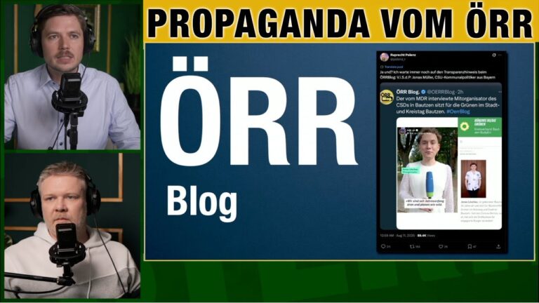 Mehr über den Artikel erfahren Rundfunk-Propaganda entlarvt – Ist der ÖRR Blog scheinheilig und intransparent?