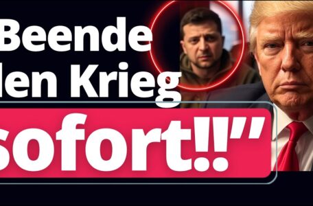 Schockmeldung von Trump an Selenski! ES DREHT SICH MASSIV!