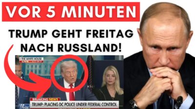 Mehr über den Artikel erfahren Trump Presse-Meldung: Alaska nur Ablenkung, er trifft Putin in Russland!