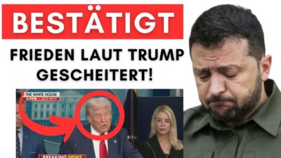 Mehr über den Artikel erfahren Trump stink-sauer auf EU + Massen-Flucht junger Ukrainer + Selensky verbietet Versammlungsfreiheit!