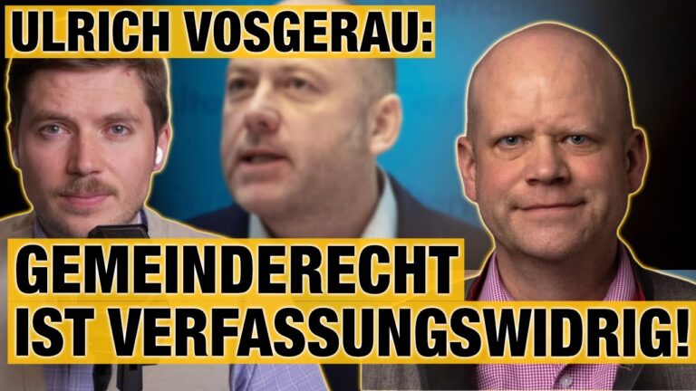 Mehr über den Artikel erfahren Ulrich Vosgerau: „Der Eilantrag wird Erfolg haben!“ – Staatsrechtler im Interview zur OB-Wahl