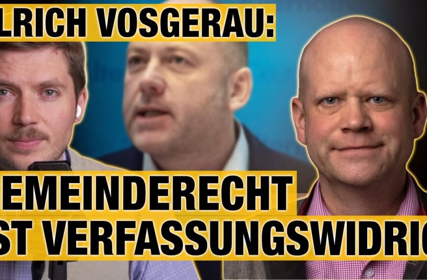 Ulrich Vosgerau: „Der Eilantrag wird Erfolg haben!“ – Staatsrechtler im Interview zur OB-Wahl