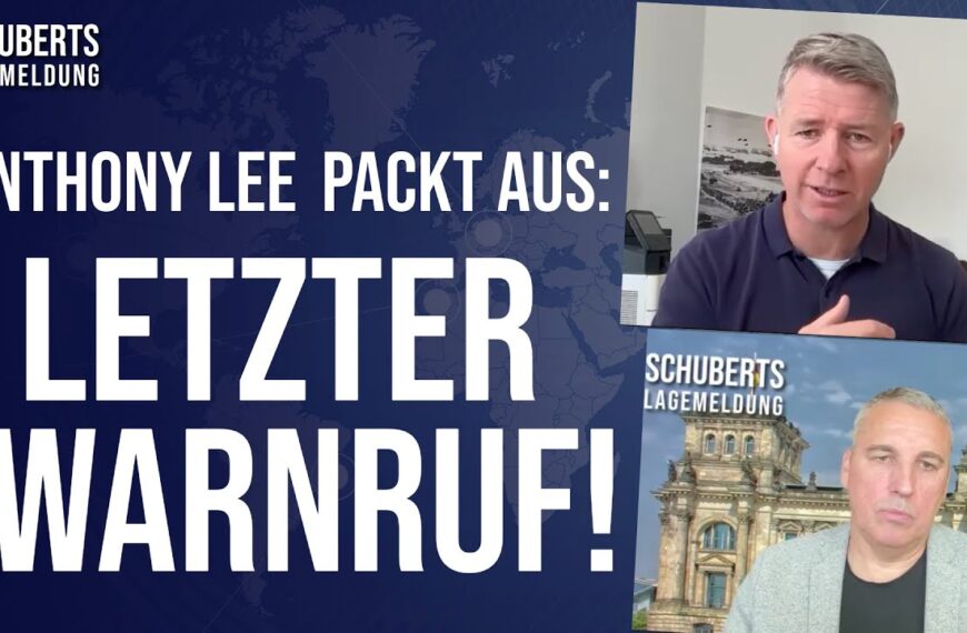 UNBEDINGT ANSCHAUEN!💥“DARAUF ist NIEMAND vorbereitet!“ + Anthony Lee enthüllt unfassbare Interna!