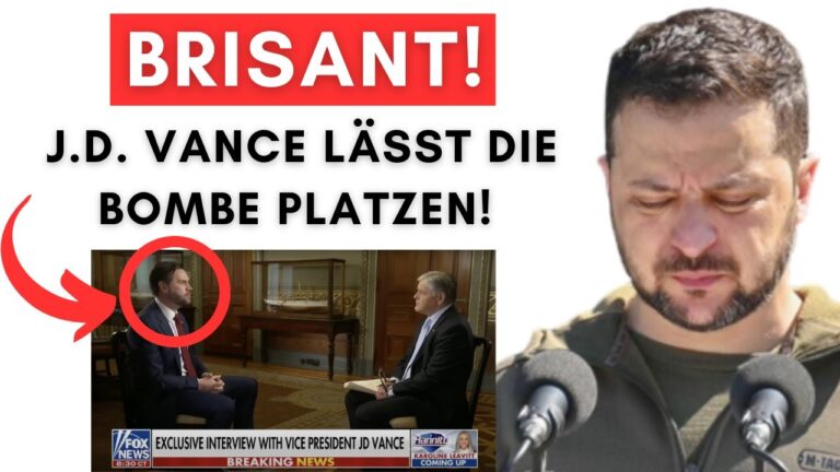 Mehr über den Artikel erfahren Vance: „Die USA ziehen sich zurück.“ + „Putin trifft Selensky doch!“ + „Selensky wird sauer sein“