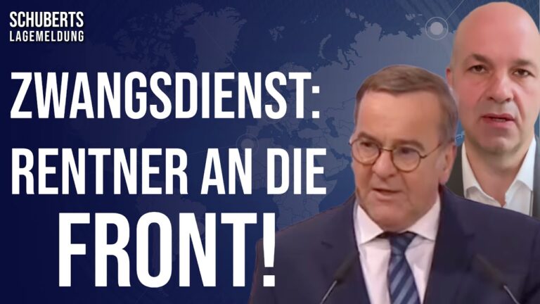 Mehr über den Artikel erfahren Wehrpflicht bereits ab 2026 geplant! 💥 Zwangsdienst für Rentner „… AUCH VERTEIDIGUNG“!