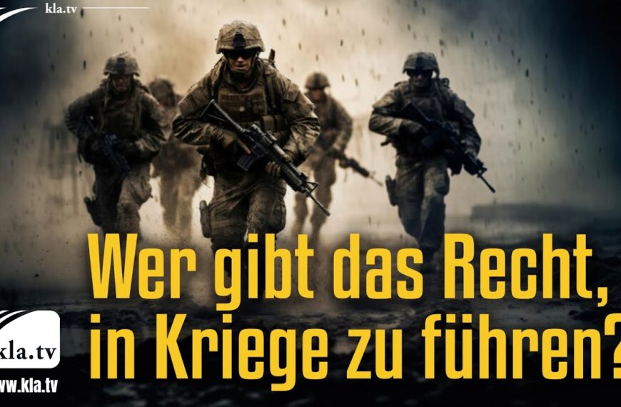 Wer gibt das Recht, in Kriege zu führen?