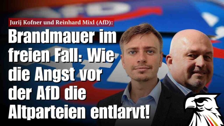 Mehr über den Artikel erfahren Wie die Angst vor der AfD die Altparteien entlarvt! | Jurij Kofner und Reinhard Mixl (AfD)