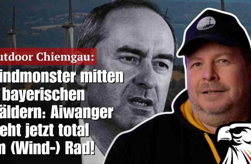 Windmonster mitten in bayerischen Wäldern: Aiwanger dreht jetzt total am (Wind-) Rad!