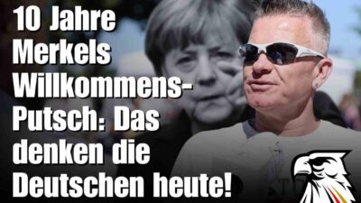 Mehr über den Artikel erfahren 10 Jahre Merkels Willkommens-Putsch: Das denken die Deutschen heute!