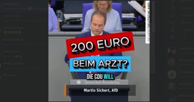 Mehr über den Artikel erfahren 200 EURO BEIM ARZT??