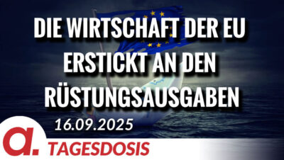 Mehr über den Artikel erfahren Die Wirtschaft der EU erstickt an den Rüstungsausgaben | Von Thomas Röper