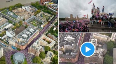Mehr über den Artikel erfahren Hunderttausende: „Die Demonstration für Charlie Kirk und die Meinungsfreiheit in London …
