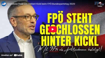 Mehr über den Artikel erfahren Grandiose Rede von Herbert Kickl beim FPÖ-Bundesparteitag 2025!