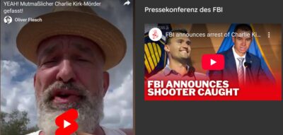 Mehr über den Artikel erfahren YEAH! Mutmaßlicher Charlie Kirk-Mörder gefasst!