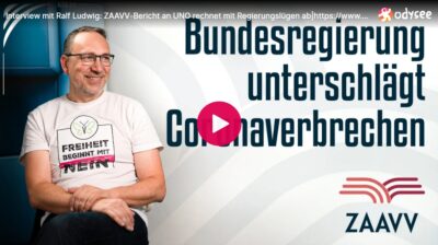 Mehr über den Artikel erfahren Interview mit Ralf Ludwig: ZAAVV-Bericht an UNO rechnet mit Regierungslügen ab