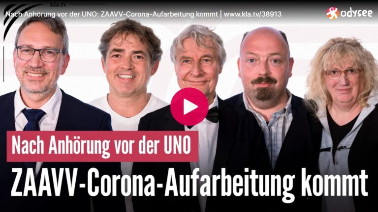 Mehr über den Artikel erfahren Nach Anhörung vor der UNO: ZAAVV-Corona-Aufarbeitung kommt