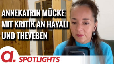 Mehr über den Artikel erfahren Spotlight: Annekatrin Mücke mit Kritik an Dunja Hayali und Elmar Theveßen