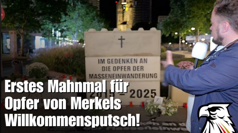Mehr über den Artikel erfahren BERLIN: Deutschland-Kurier errichtet erstes Mahnmal für alle Opfer von Merkels Willkommensputsch!