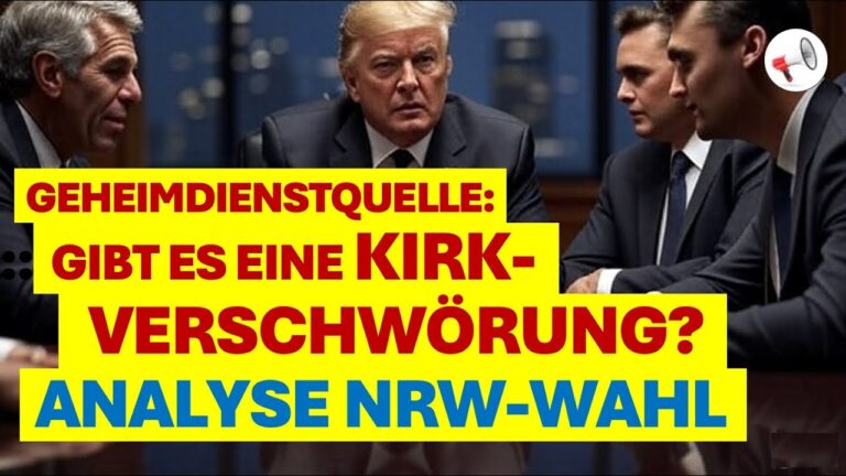 Mehr über den Artikel erfahren Brisant: Geheimdienst-Infos zum Attentat auf Kirk – Flugverbot für Theweßen?  – NRW-Wahl im Fokus