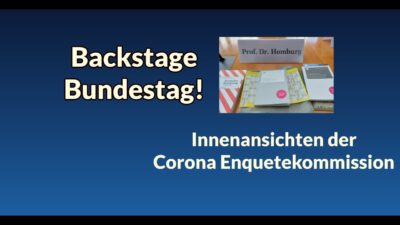 Mehr über den Artikel erfahren BT-Enquetekommission Corona | Prof. Homburg