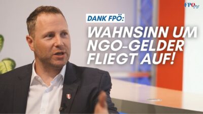 Mehr über den Artikel erfahren Dank FPÖ: Wahnsinn um NGO-Gelder fliegt auf!