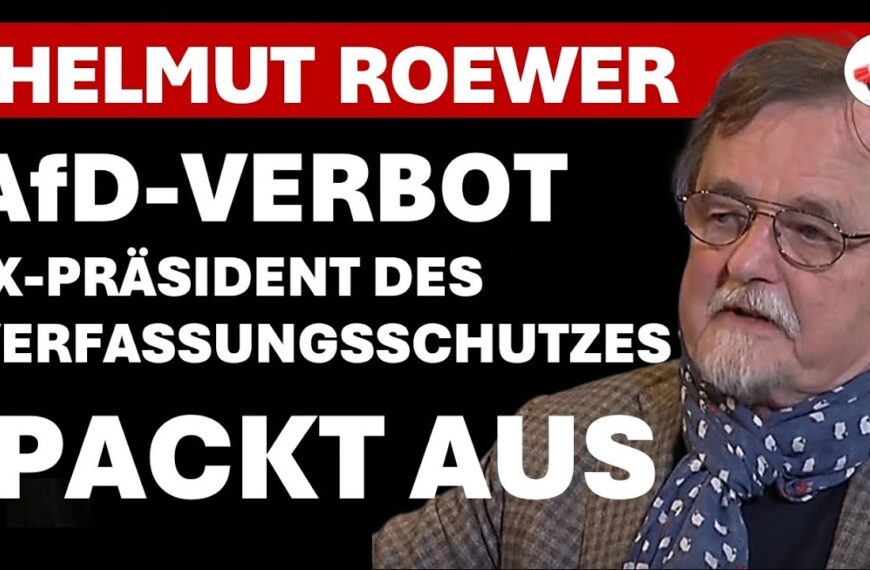 Der Verfassungsschutz handelt illegal und verfassungsfeindlich | Dr. Helmut Roewer im Interview