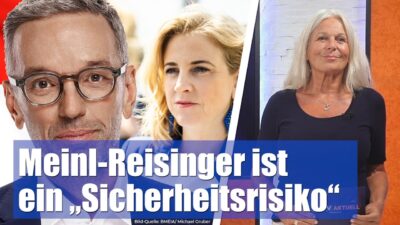 Mehr über den Artikel erfahren Meinl-Reisinger ist ein „Sicherheitsrisiko“ – Kickl schlägt Alarm