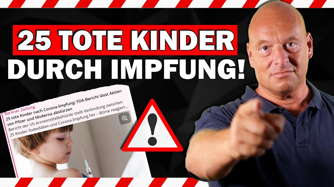 EILT: 25 tote Kinder nach Corona-Impfung – Mainstream gibt es offiziell zu! (TRAURIG…)