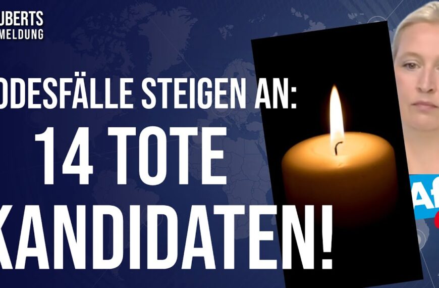 Eilt◼️Aus diesem Grund – Todesfälle noch höher?◼️Todesermittlungsverfahren bei AfD-Toten◼️Weidel…