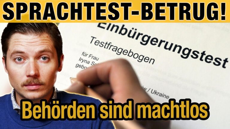 Mehr über den Artikel erfahren Gefälschte Sprachtests für Einbürgerung! Behörden sind machtlos gegen Betrüger
