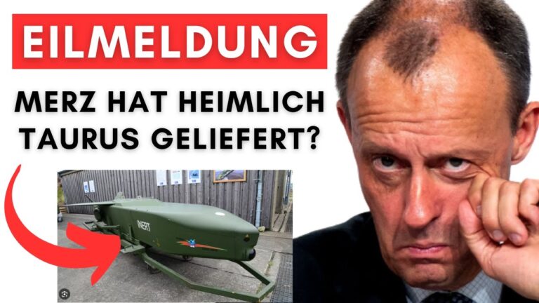 Mehr über den Artikel erfahren Geheimdienst-Bericht: Merz liefert demontierte Taurus, um Lieferung zu verschleiern!
