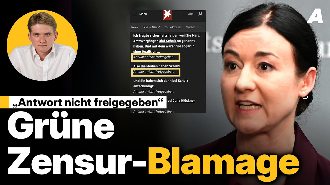 Grüne will Interviewfragen streichen – das geht nach hinten los
