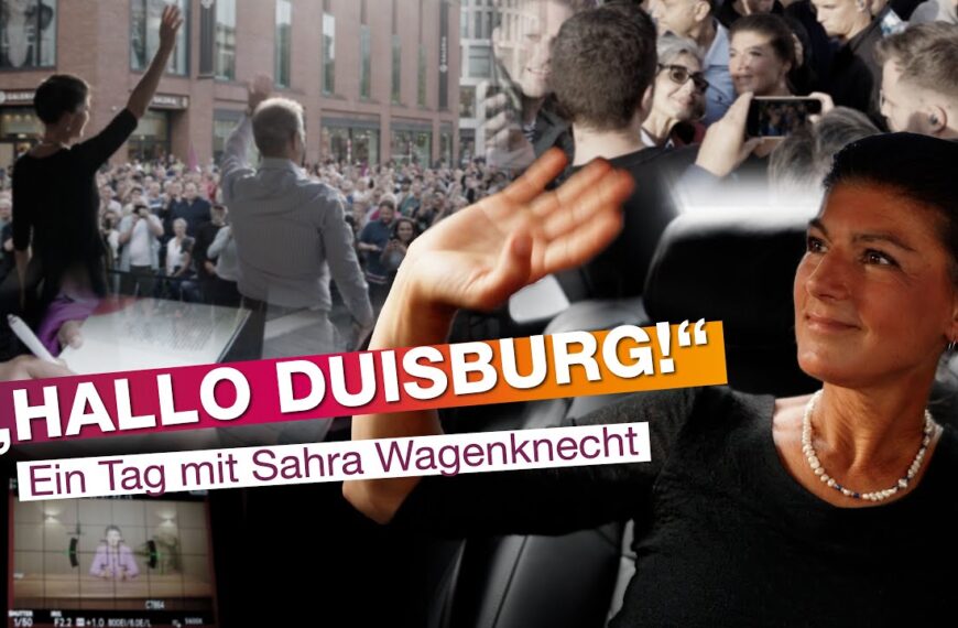 „Hallo Duisburg!“ – Ein Tag mit Sahra Wagenknecht