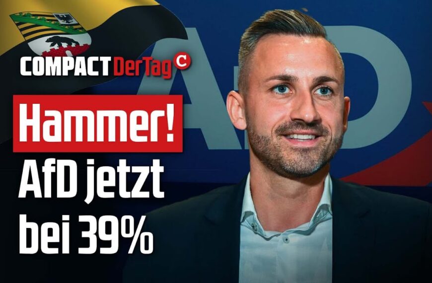Hammer! AfD jetzt bei 39%! 💥