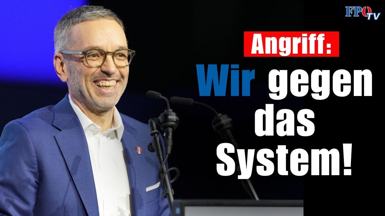 Herbert Kickl gibt Kurs vor: WIR GEGEN DAS SYSTEM!
