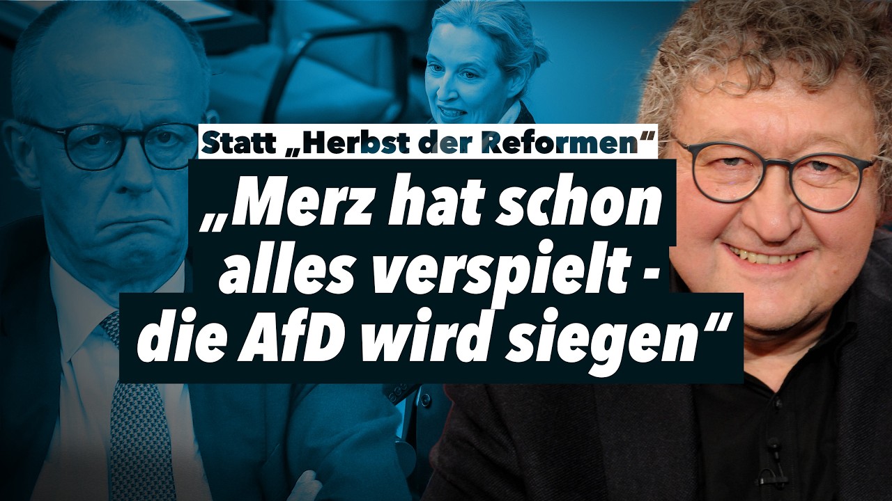 „Herbst der Reformen“ abgesagt – Werner Patzelt analysiert den Untergang der Union