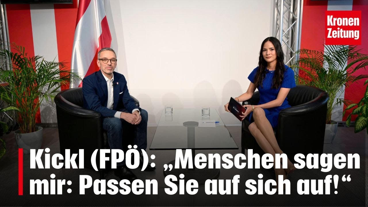 Kickl (FPÖ): „Menschen sagen mir: Passen Sie auf sich auf!“ I KATIA WAGNER krone.tv