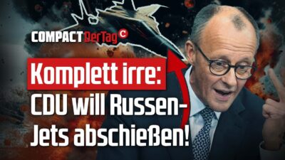 Mehr über den Artikel erfahren Komplett irre: CDU will Russen-Jets abschießen!💥
