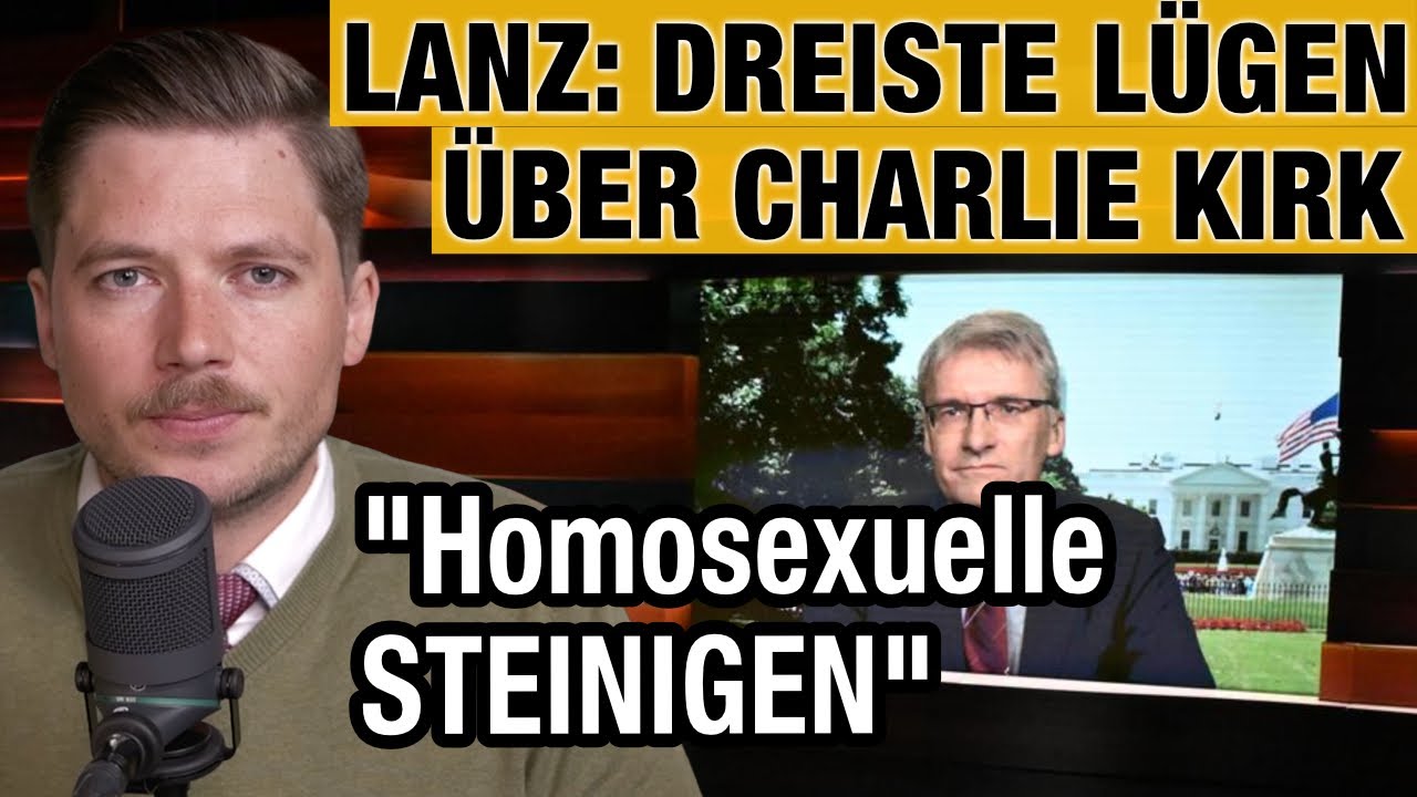 Lanz & Hayali: Dreiste LÜGEN über Charlie Kirk | „Homosexuelle steinigen“