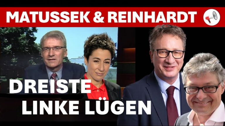 Mehr über den Artikel erfahren Linker Hass und üble Hetze | Matussek & Reinhardt Sendung #31