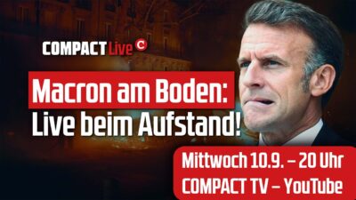 Mehr über den Artikel erfahren Macron am Boden: Live beim Aufstand!