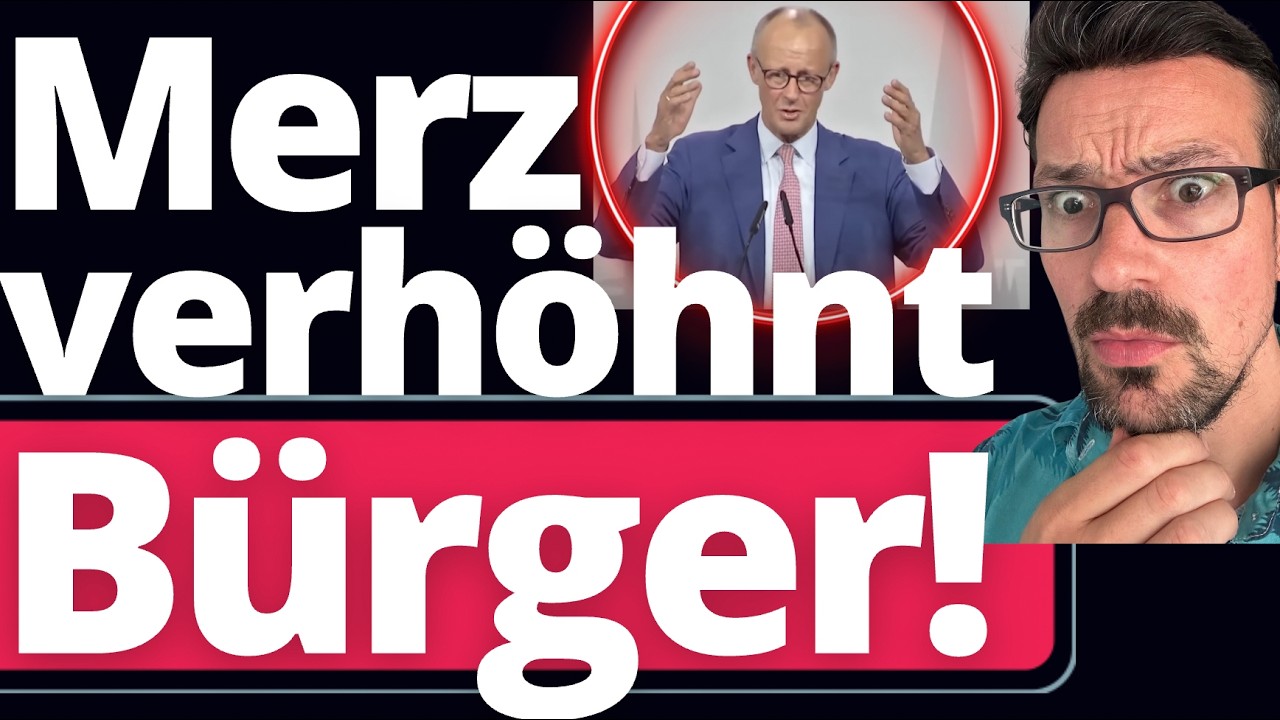 Merz Eklat auf Bühne: Jetzt dreht er endgültig frei!