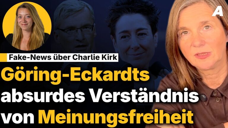Mehr über den Artikel erfahren Nach Fake-News über Charlie Kirk: Göring-Eckardt irritiert mit Aussage | Newsroom