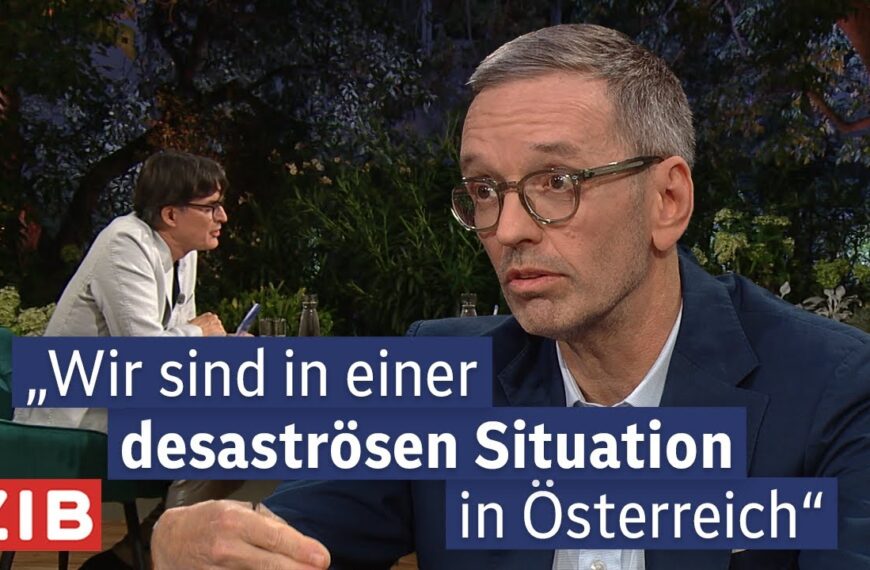 ORF-Sommergespräch mit FPÖ-Chef Herbert Kickl
