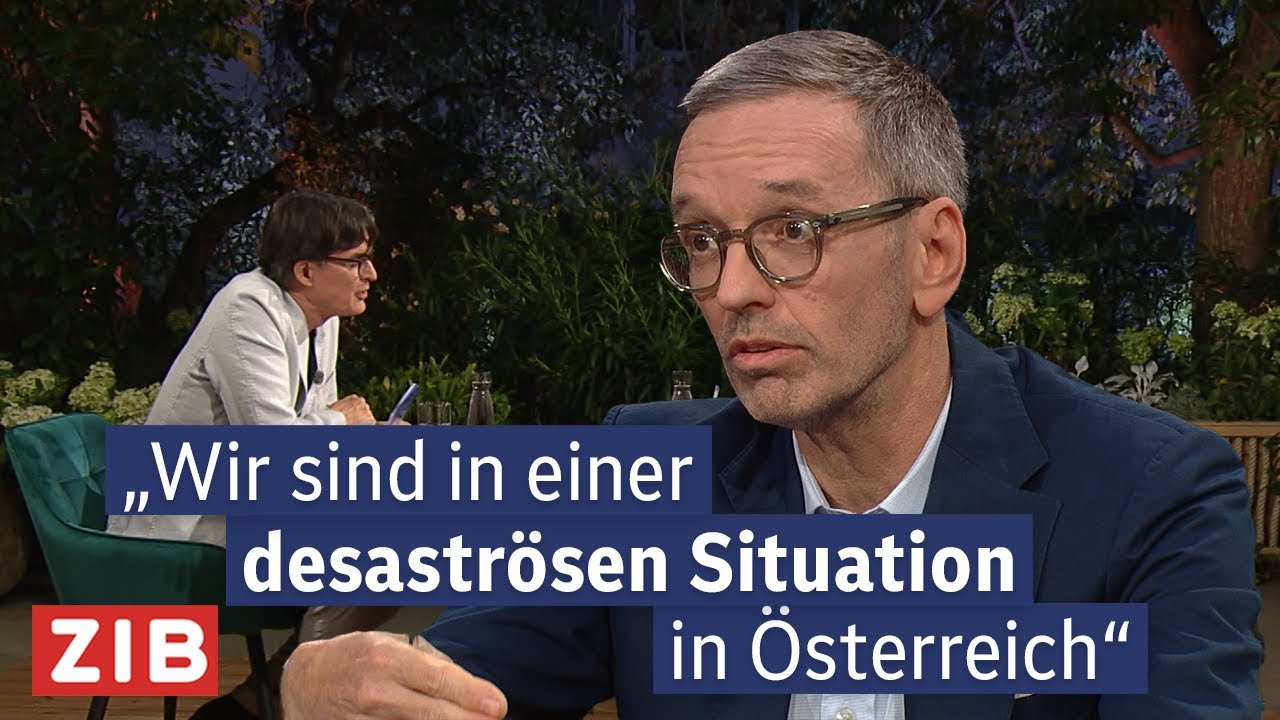 ORF-Sommergespräch mit FPÖ-Chef Herbert Kickl