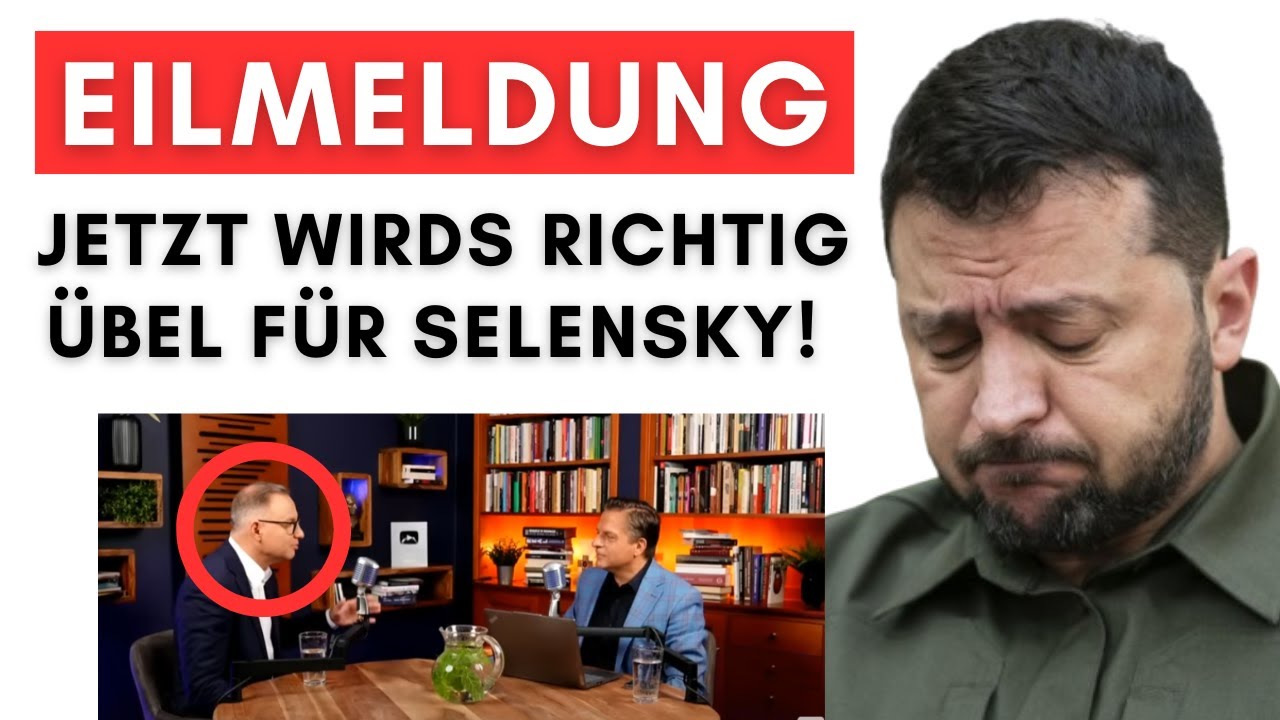 Polen hat gerade die WAHRHEIT über Selenskyj zugegeben. Selbst ich bin geschockt!